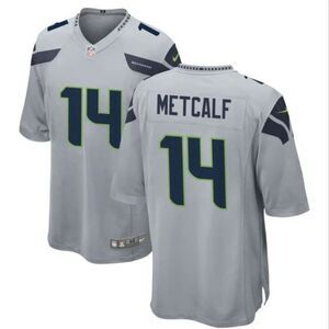 NWT Nike DK Metcalf Seattle Seahawks Grey Jersey Size XL